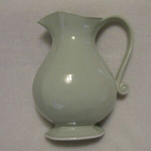 Juliska Octavia Pitcher Celadon Green Ceramic Large 10 inches Tall NEW